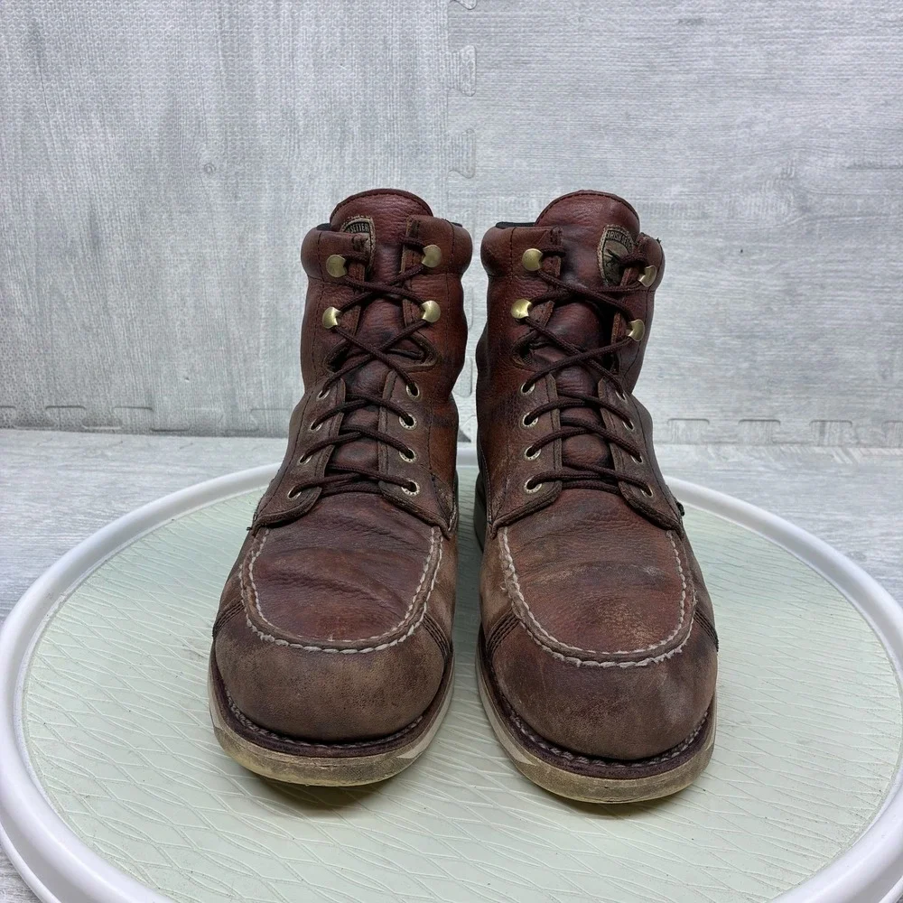 Irish Setter Wingshooter Boots Mens 10.5 Brown Leather Waterproof A0838